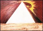 L'Esodo, 1986 - tecnica mista su tela, cm. 50x70